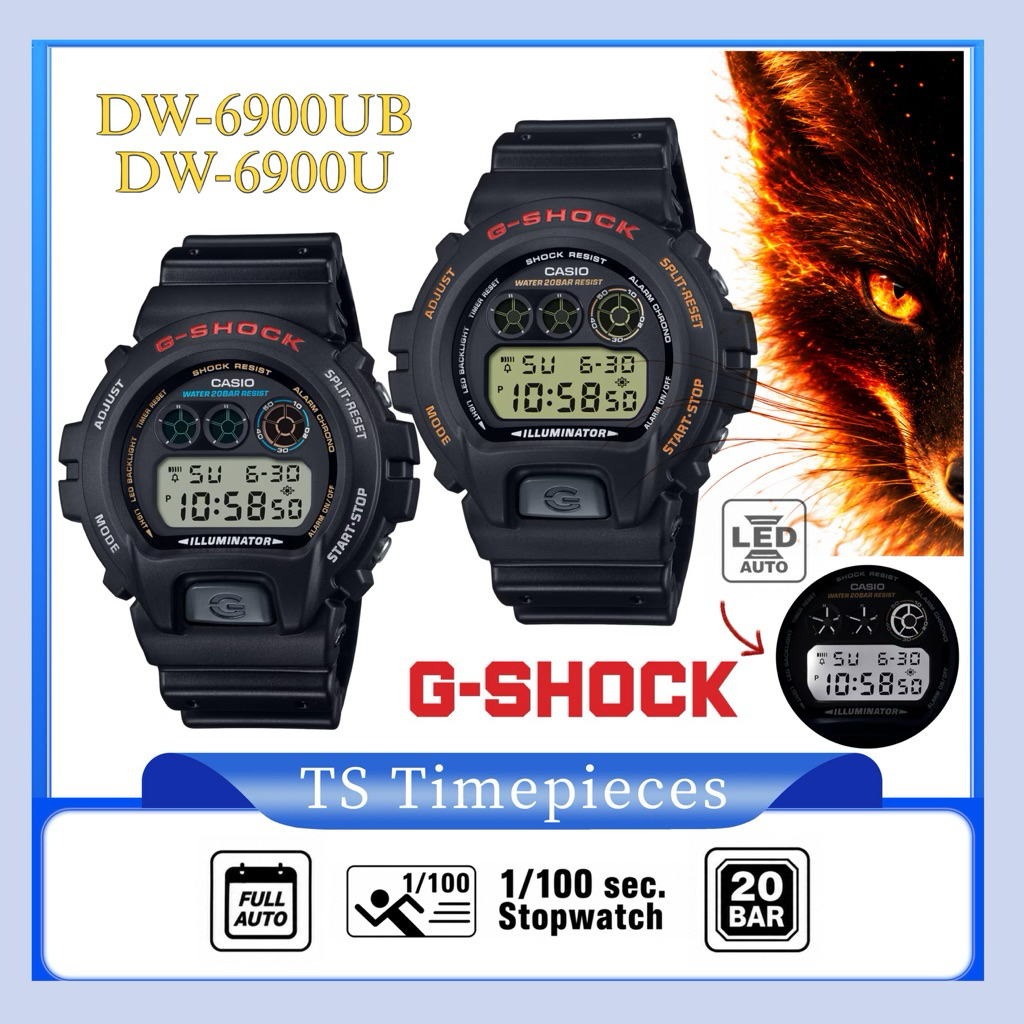 G SHOCK DW-6900UB-9JF Fox Fire 🦊 🇯🇵 JAPAN SET DW-6900UB-9J / DW