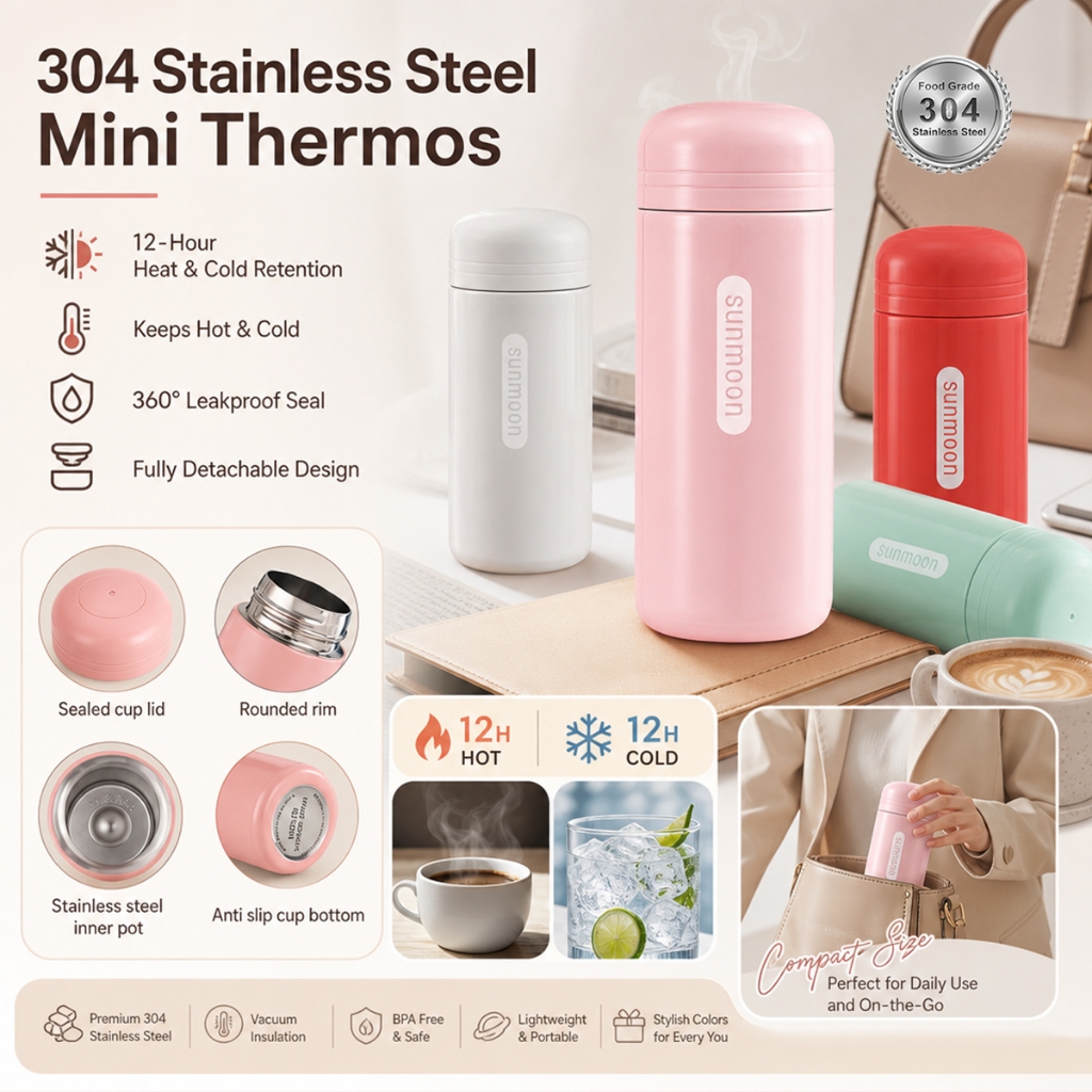 304 Mini Portable Insulated Cup Waterproof And Leak Proof For Business ...