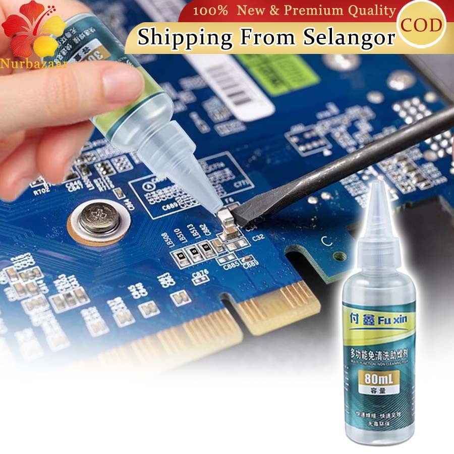 80ml Liquid Solder Flux Repair Solution Fluks Pateri | Shopee Malaysia