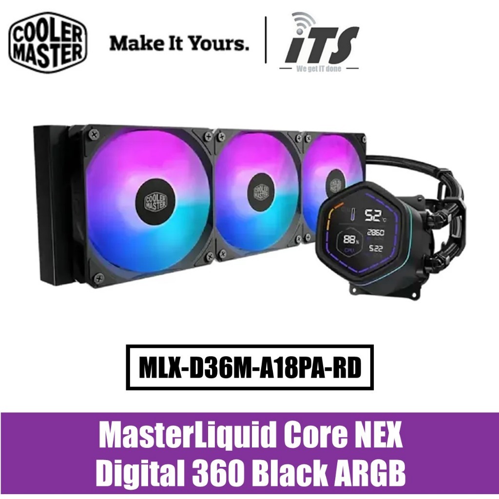 Cooler Master MasterLiquid Core NEX Digital 240 / 360 CPU Liquid ...