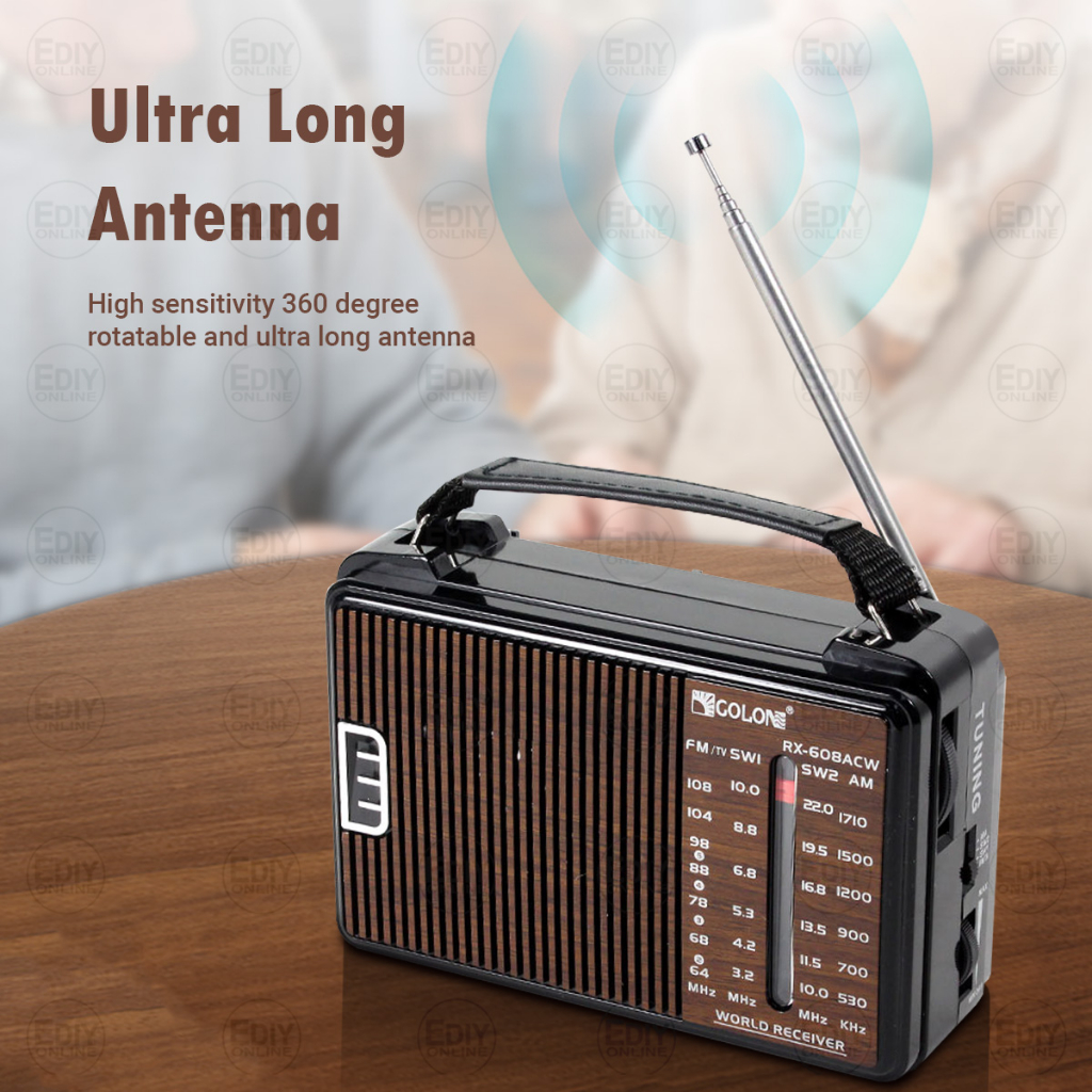3 BANDS MINI PORTABLE AM FM SW1-2 CLASSICAL Antique Vintage Retro RADIO ...
