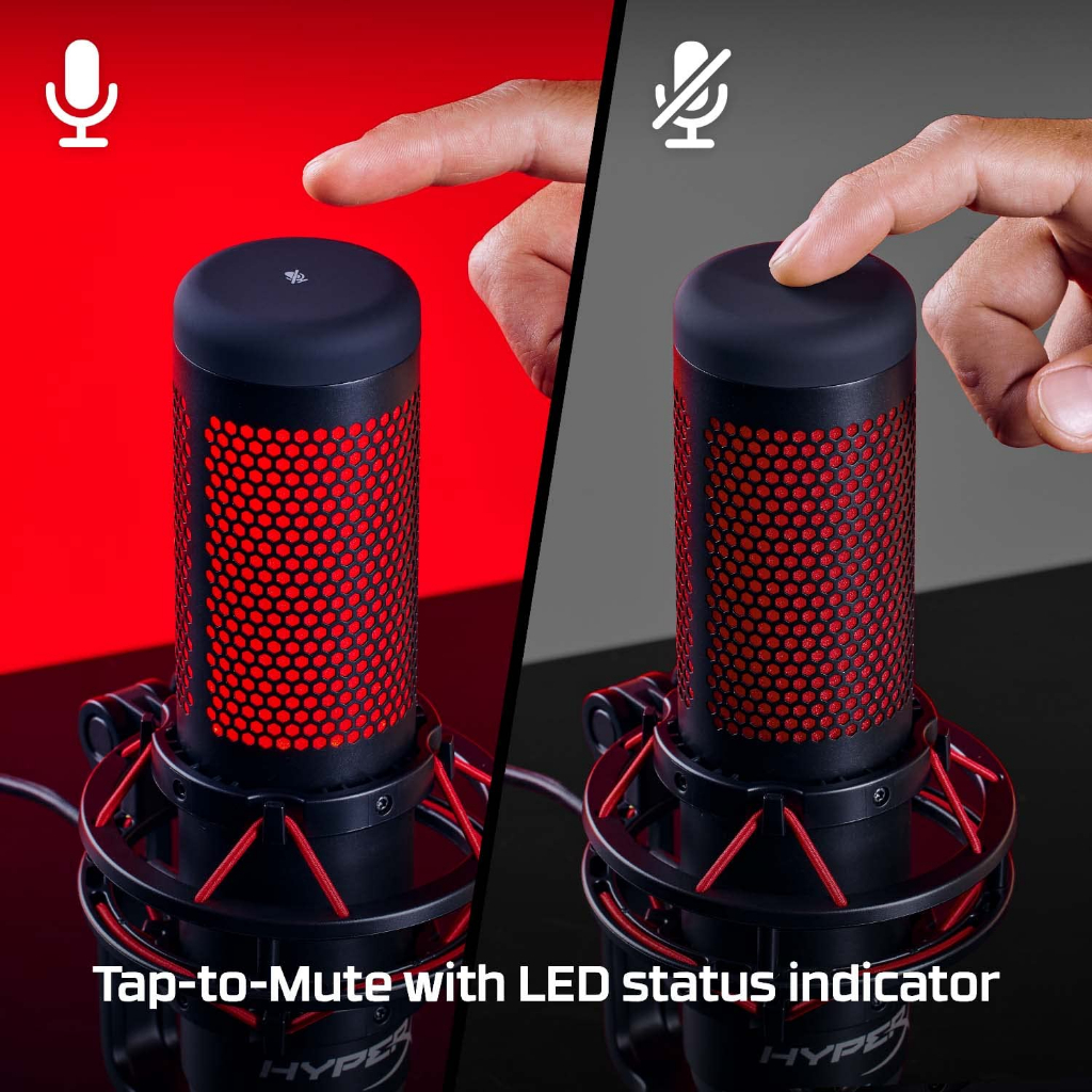 HYPERX QUADCAST USB CONDENSER GAMING STREAMING MICROPHONE FOR PC - Main Image