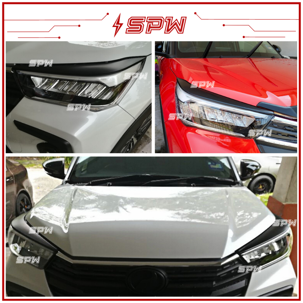 Perodua Ativa Eyelid Eye Lip Eyebrow Cover Head Lamp Head Light Eyes ...