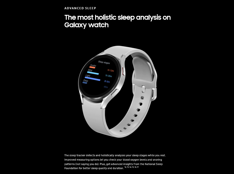 Samsung Galaxy Watch 4 40mm Bluetooth Smartwatch (R860) Black | Shopee ...