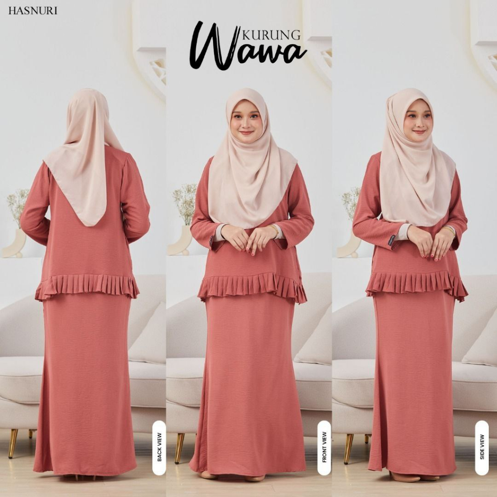 Baju Kurung by HASNURI Wawa Dress Muslimah Mini Ropol Sedondon Ibu Anak ...