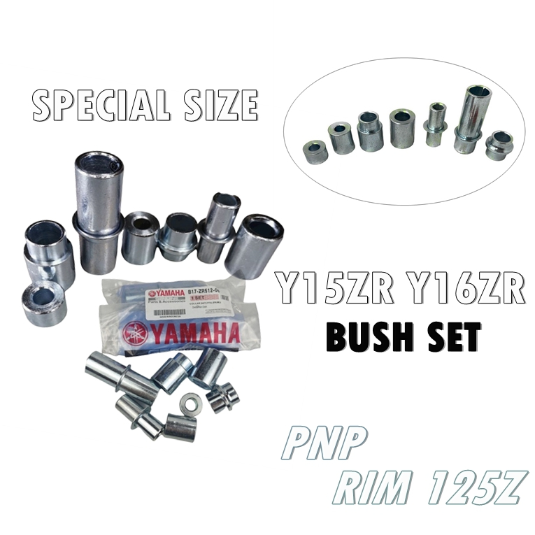 Y15ZR Y16ZR YAMAHA BUSH SET COMPLETE PNP ( SPORT RIM Y125Z ) PASANG ...