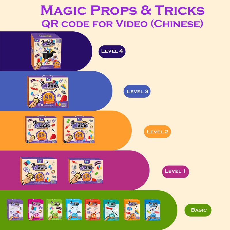 Kids easy learning magic props toy set magic tricks Toys for kids Silap ...
