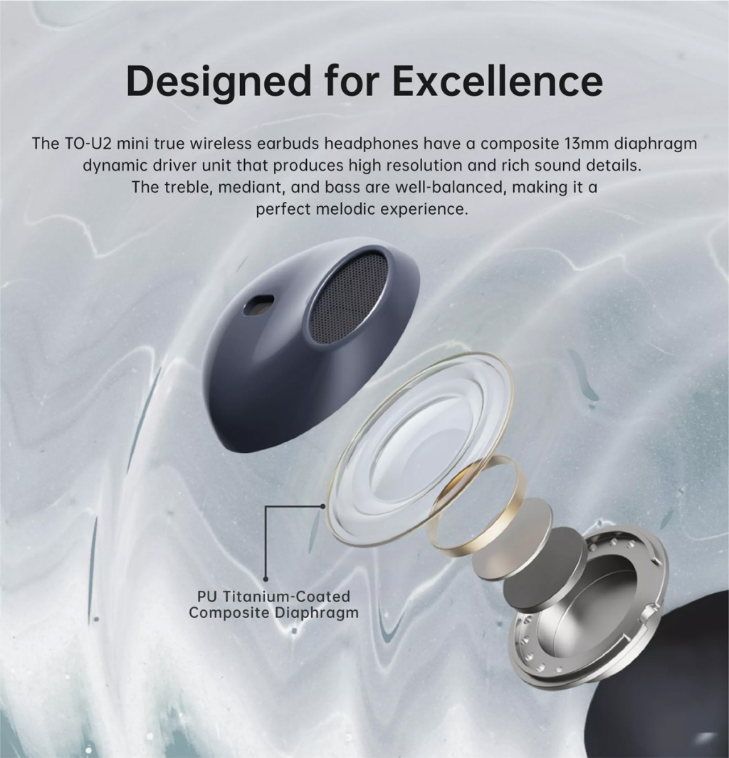 Edifier TO-U2 mini True Wireless Earbuds description image 3