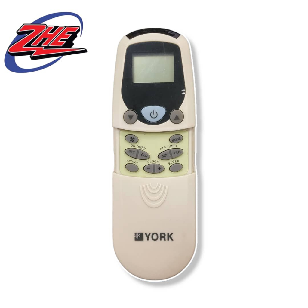 YORK AIRCOND AIR CONDITIONER REMOTE CONTROL / KAWALAN JAUH AIRCOND YORK ...