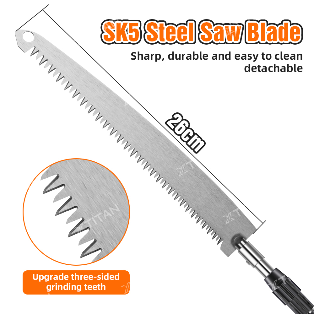 6M Fruit Picker Telescopic High Pruning Branch Shears Saw Cutter ...
