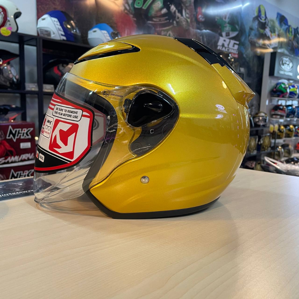 NHK Helmet R6 V2 Solid Color Single Visor | Shopee Malaysia