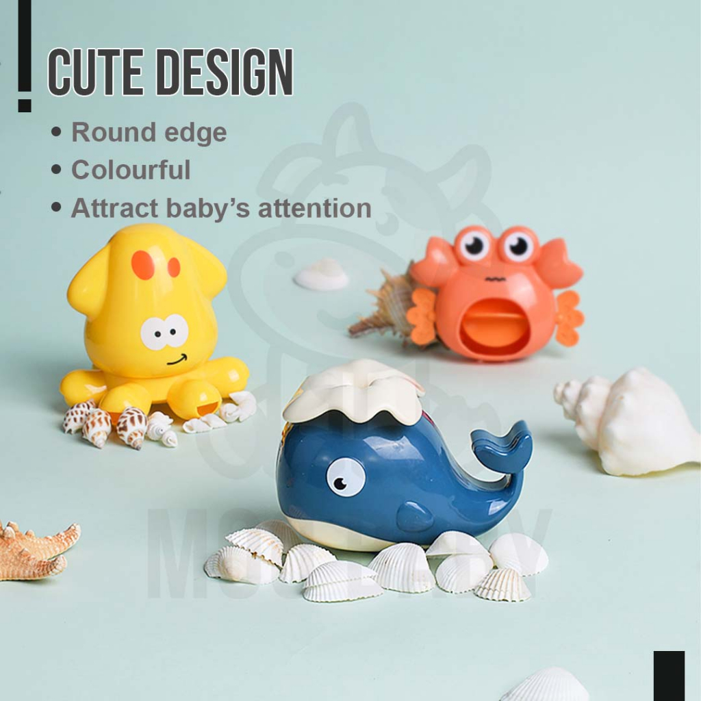 🐮Moo Baby Mainan Mandi Baby Shower Toy Bath Toys Kids Toy Baby Bath Toy ...