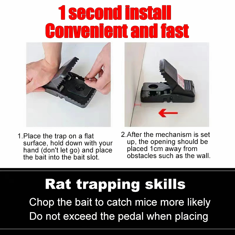 ⚡️Buy 5 Free 1⚡️ Smart Strong Bite Plastic Mice Rat Rodent Mouse ...