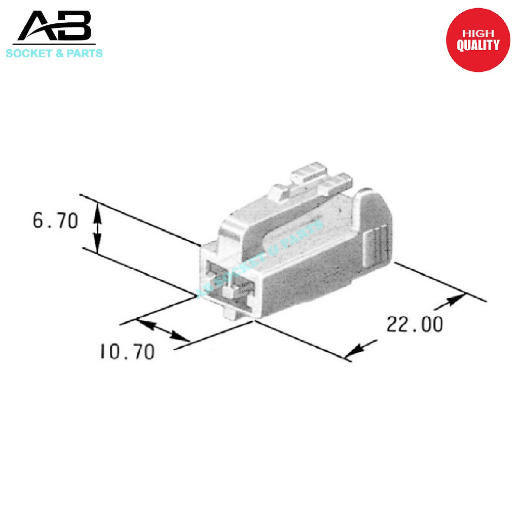 2 Pin Perodua Axia E Rear Bonnet Lock Socket Connector | Shopee Malaysia