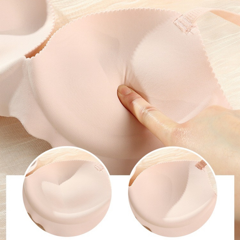 Women Super Push Up Bra Strapless Bra Seamless Brassiere Front