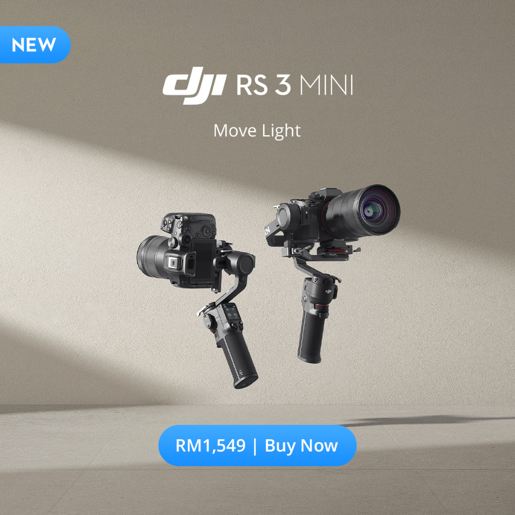 DJI RS 3 MINI - Gimbal Stabilizer for DSLR and Mirrorless Camera ...