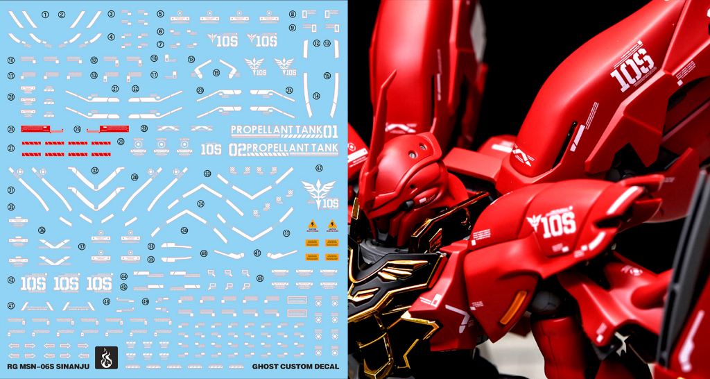 [COPY GHOST] RG26 RG 1/144 MSN-06S SINANJU GUNDAM [White Fluorescent ...