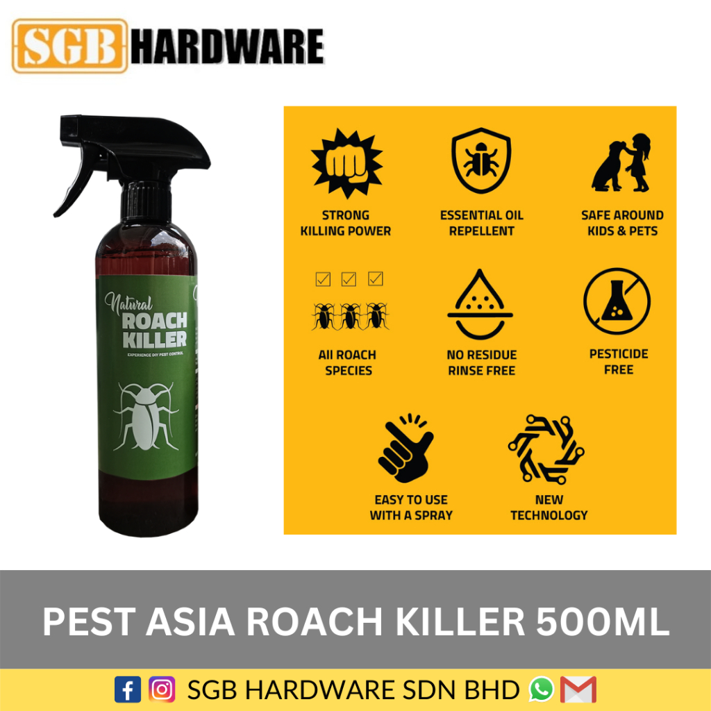 Pest Asia Natural Ant Killer Spray / Roach Killer Spray / Bug Killer ...