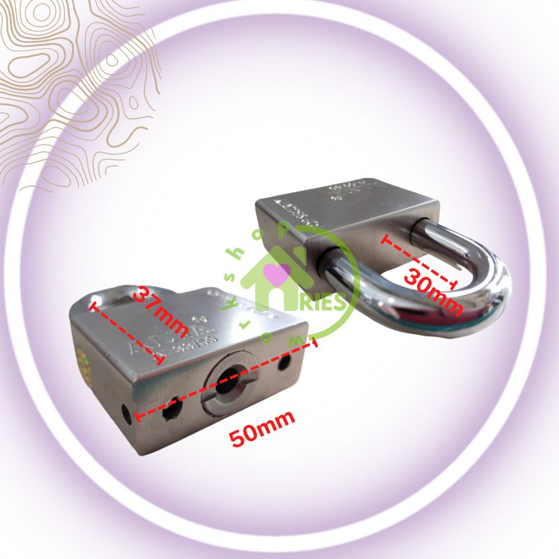 ALVA Steel Padlock / Mangga Pintu Besi / Mangga Besi / Anti Cut Lock ...