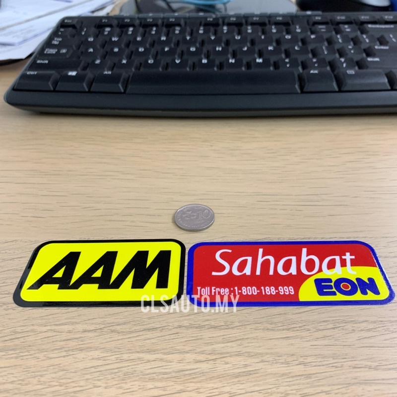 PROTON AAM / SAHABAT EON Car Sticker EPOXY TIMBUL Pelekat Decal For ...