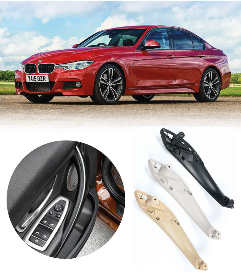 BMW 3-Series F30 Door Handle Panel Inner Trim Cover Replacement Full ...