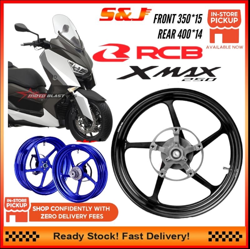 RCB ORIGINAL FORGED FG506 SPORT RIM RACINGBOY XMAX X MAX 250 350-15 400 ...