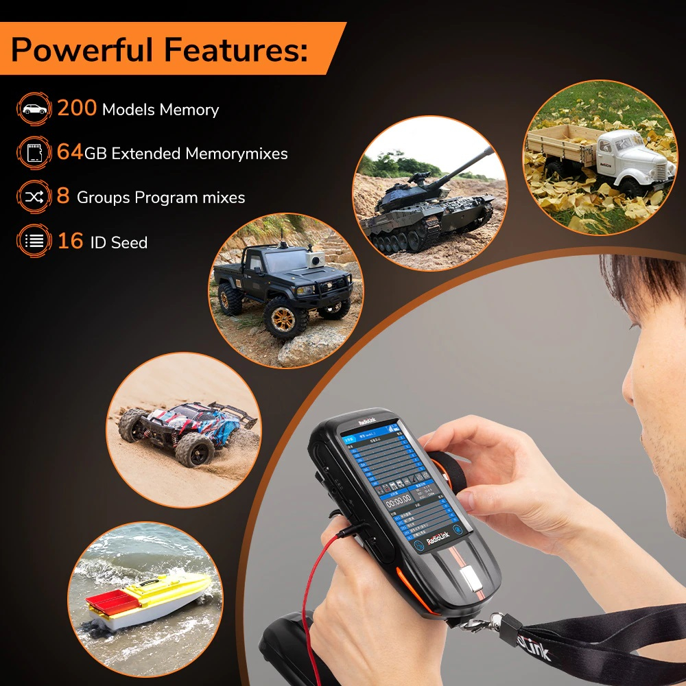 Radiolink RC8X Digital 8 Channel Transmitter RC Controller R8FG ...
