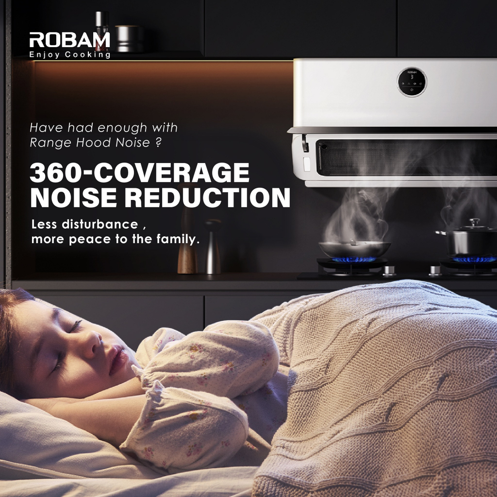 ROBAM 76H1S ULTRA SLIM COOKER HOOD 1800M3/H KITCHEN HOOD COMBO PACKAGE ...