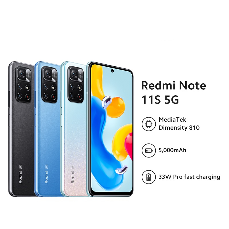 Redmi Note 11S with 6.43″ FHD+ 90Hz AMOLED display, Helio G96