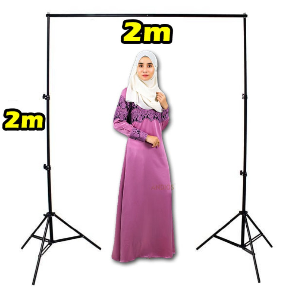 X Portable Backdrop Stand Kit Background Photo Shoot Photography Studio M Green Screen