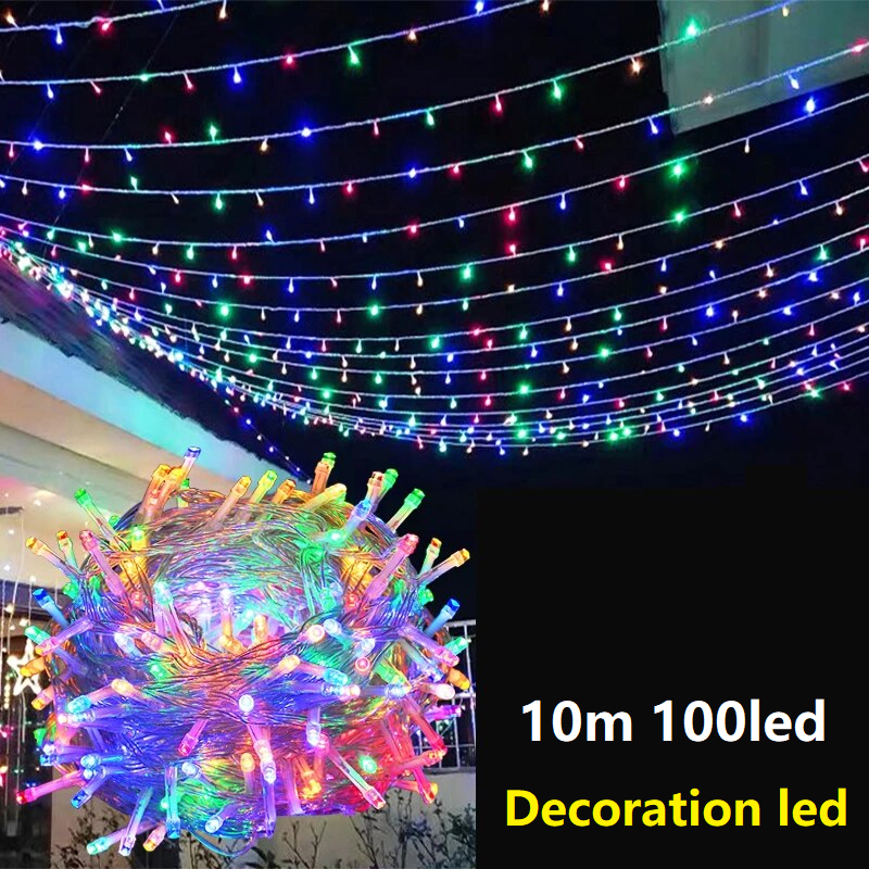 Fairy Light Lampu Raya 10M/20M Black Wire Lampu Kelip Kelip Raya Led ...
