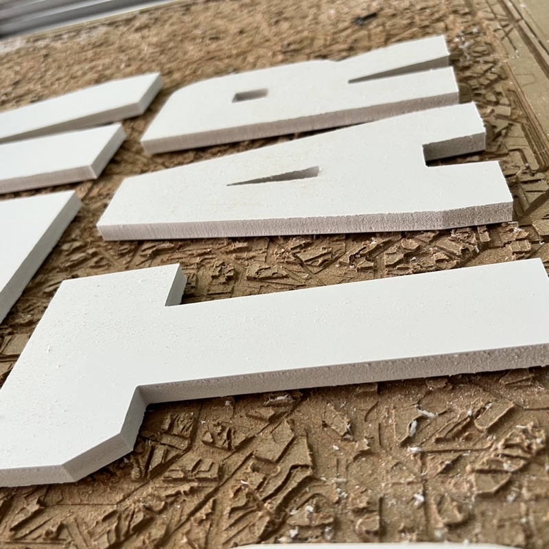 Custom PVC 3D Logo Signage | 3D Lettering [ Q-Z ] | PVC Foam Board | UV ...