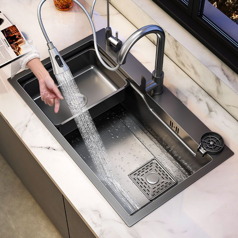 [BUY 1 FREE 10] Waterfall Sink 7545 Premium Nano Sink Z Step Sink ...