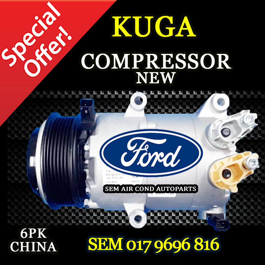 FORD KUGA VS 6PK CHINA BARU NEW COMPRESSOR/ KOMPRESOR (KERETA CAR ...