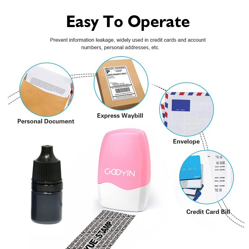🔥Confidential Seal Data Protection Roller Security Stamp Roller Privacy ...