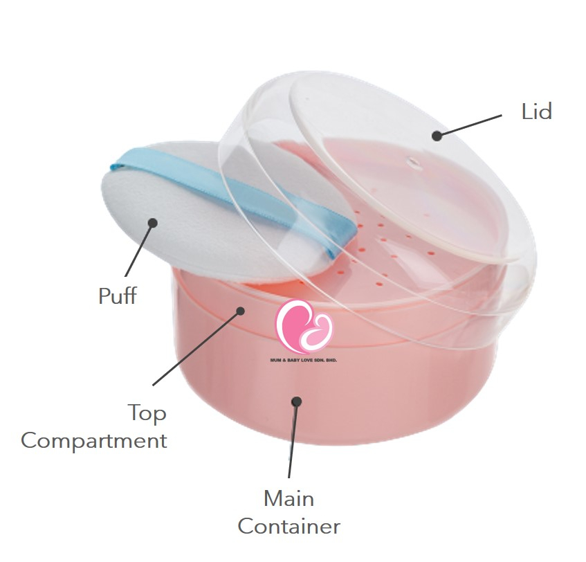 Parhdoas Baby Powder Puff Container | Shopee Malaysia