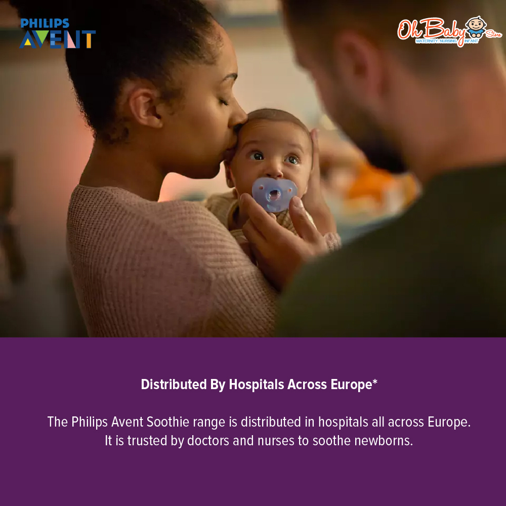 Philips Avent Curved Soothie (0 - 6m x 2pcs) Soother Pacifier | Shopee ...
