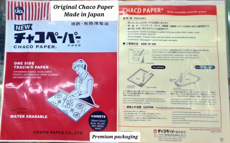 Tracing Paper Japan Chaco Paper Original Kertas carbon Jepun