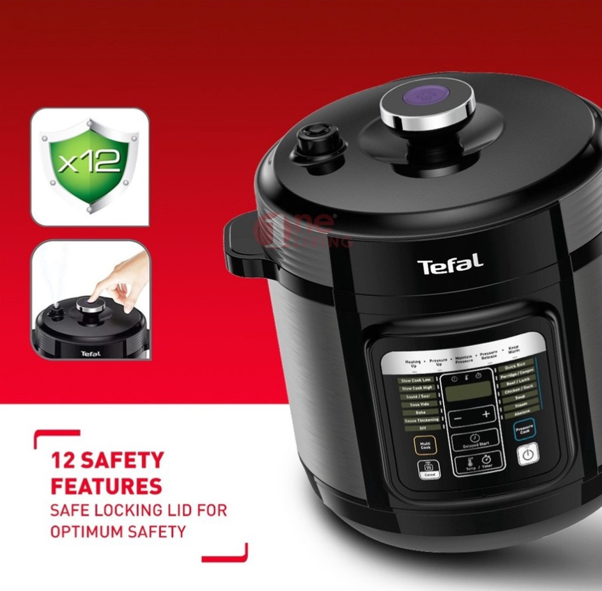 [ NO EXTRA POT] Tefal Pressure Cooker CY601D65 6L 1000W CY601D / Elba ...