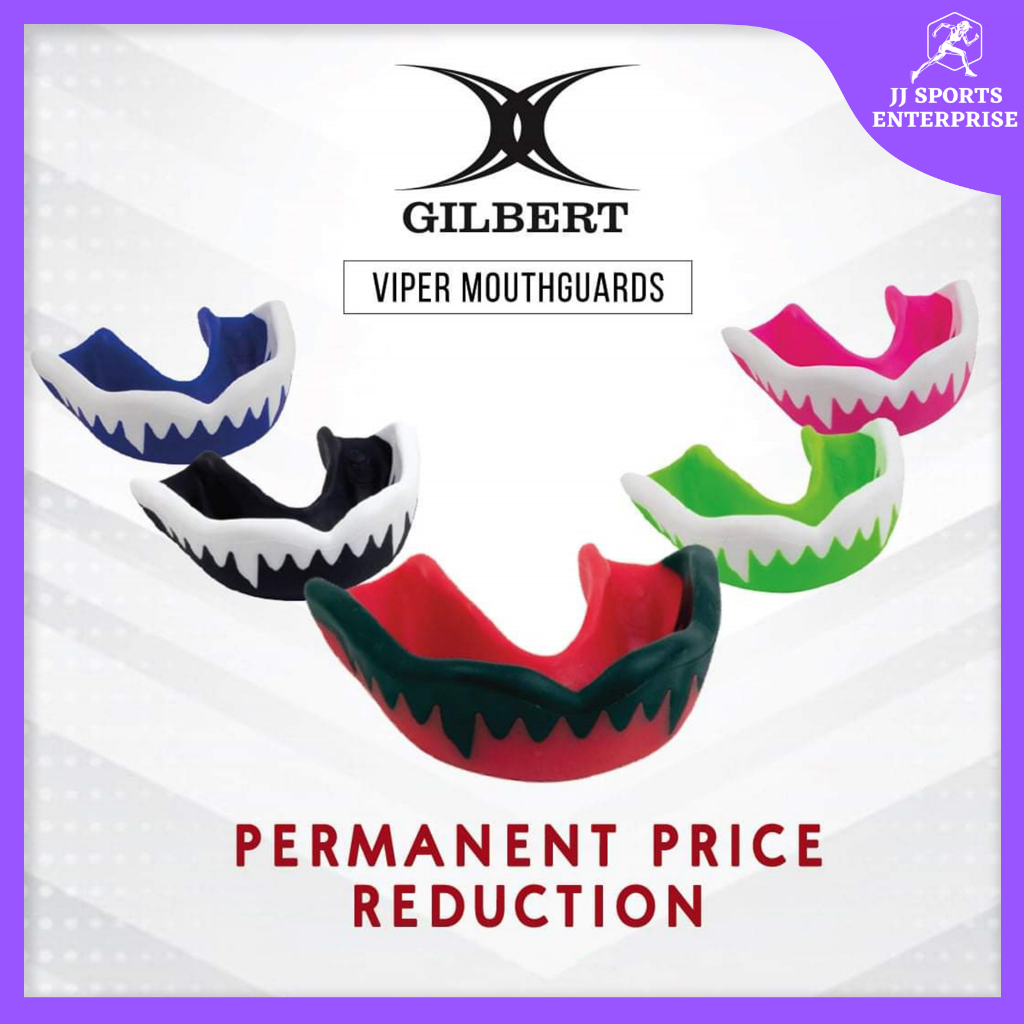 Paradenti Gilbert Viper Pro 3 - Protezione Rugby Con 3 Strati