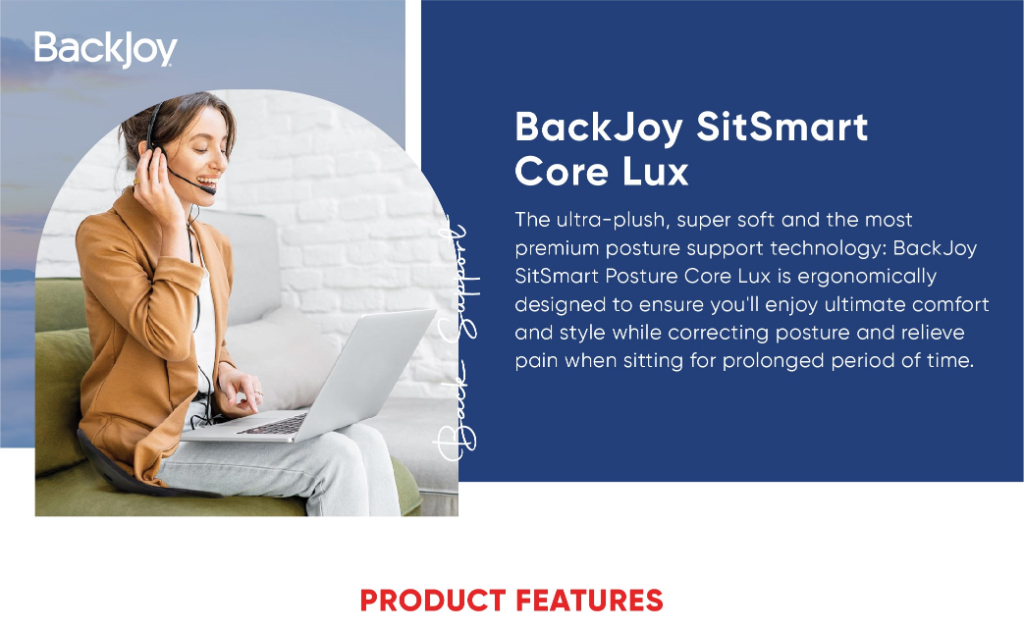 Backjoy sitsmart deals core lux