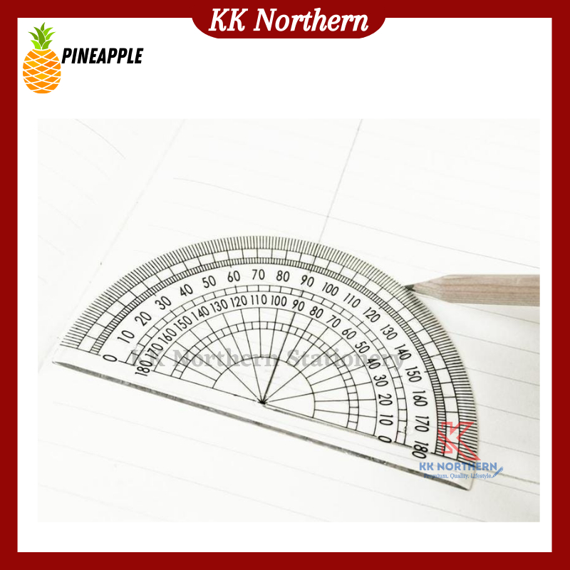 Transparent 180 Degree Protractor Ruler / Semi Circle Measuring Angles ...