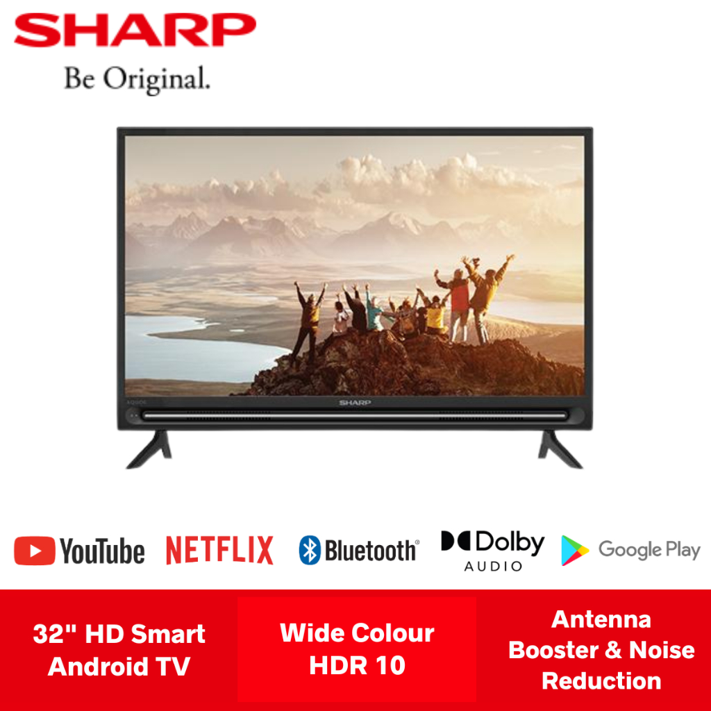 SHARP AQUOS 32"/42"/50" Inch Android / Smart / Digital LED TV | Youtube ...