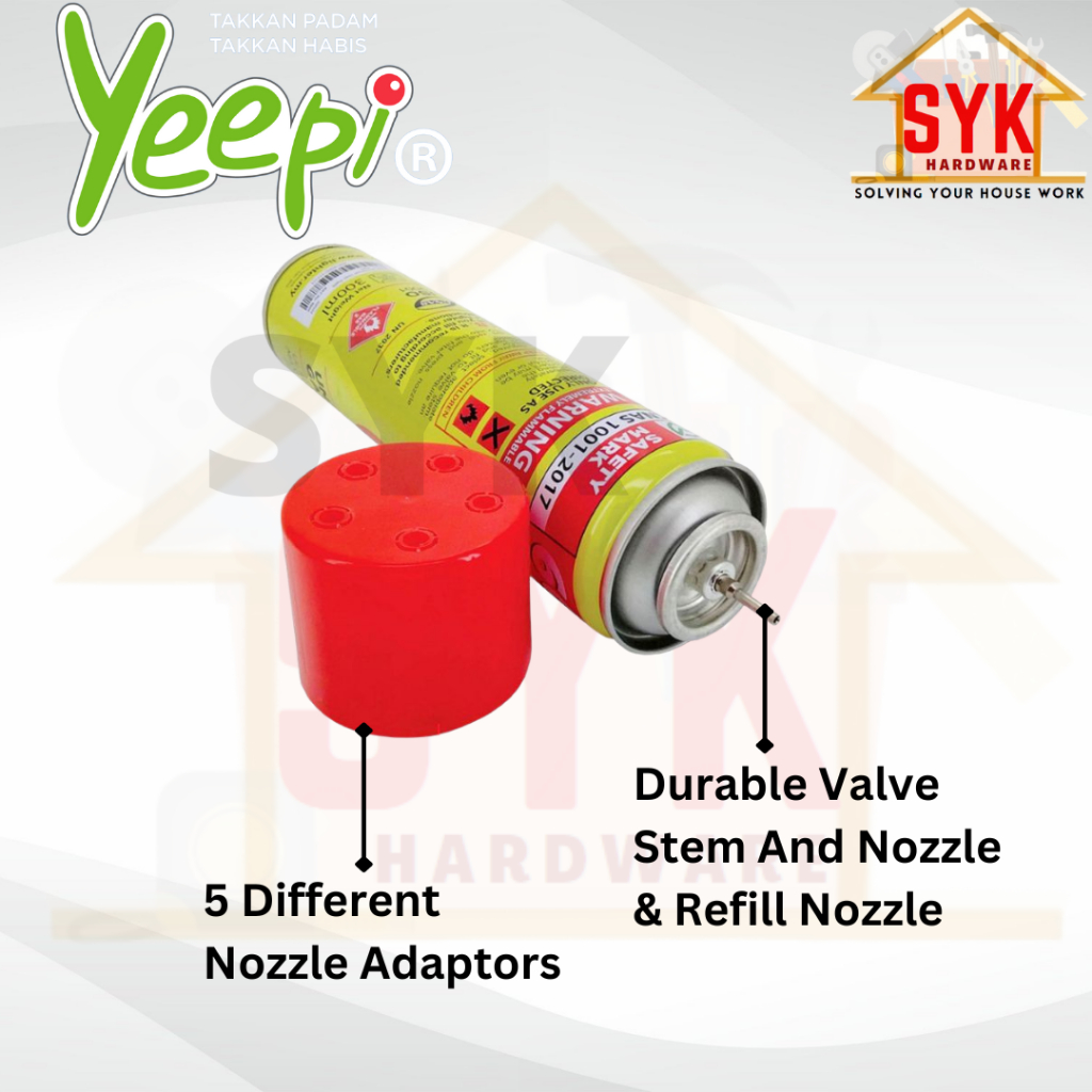 SYK Yeepi ISO9001 ISO22702 Universal Refill Gas Jet Frame Lighter ...