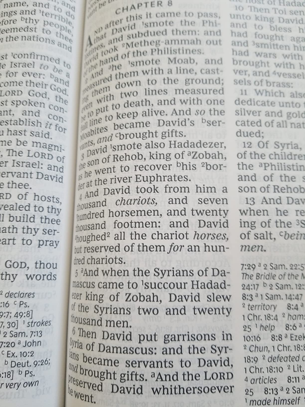 KJV Super Giant Print Reference Bible | Text size 16 | Letter in Red ...
