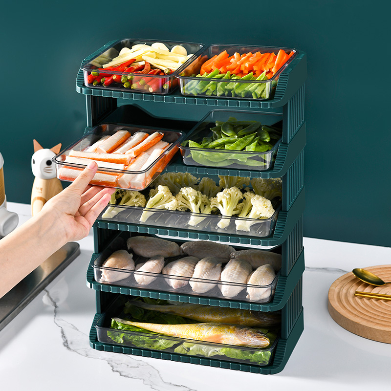 HP FC009 Stackable Food Plate Rack Food Serving Food Organizer Dinning ...