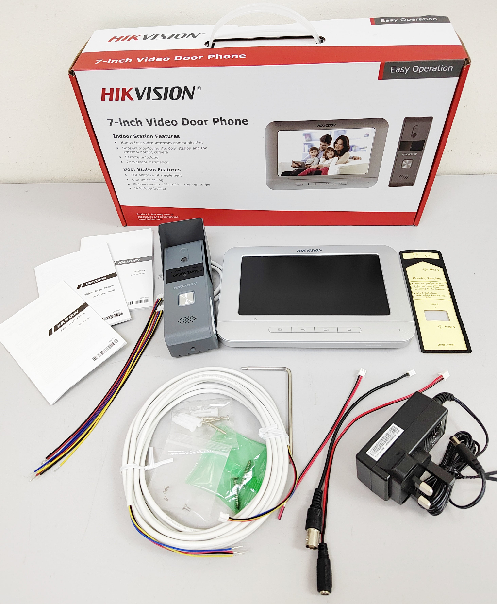 HIKVISION DS-KIS203T Video Door Phone / Video Intercom Kit / Analog Kit ...