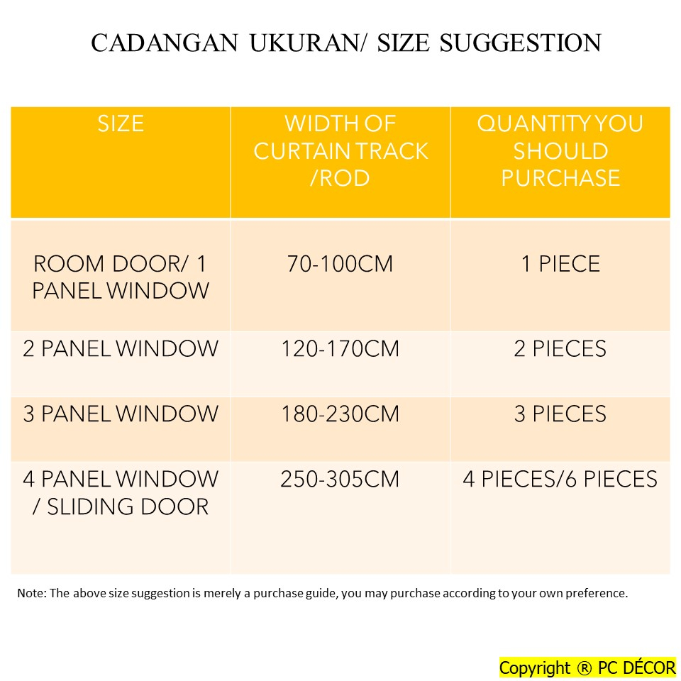 PCDECOR Langsir Cotton Linen Semi Blackout Plain Ring Dim Out Window ...