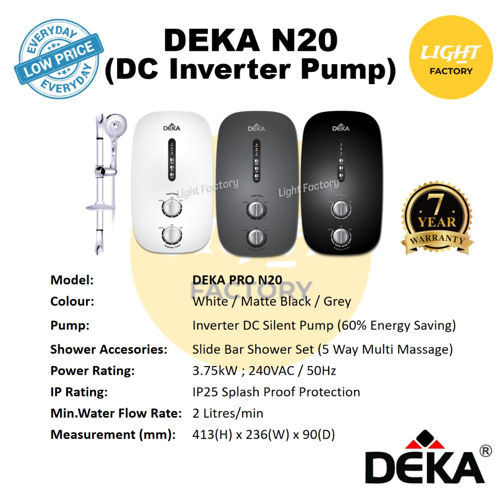 [EXTRA DISCOUNT for Follower‼️] DEKA PRO N20 DC Pump Instant Water ...