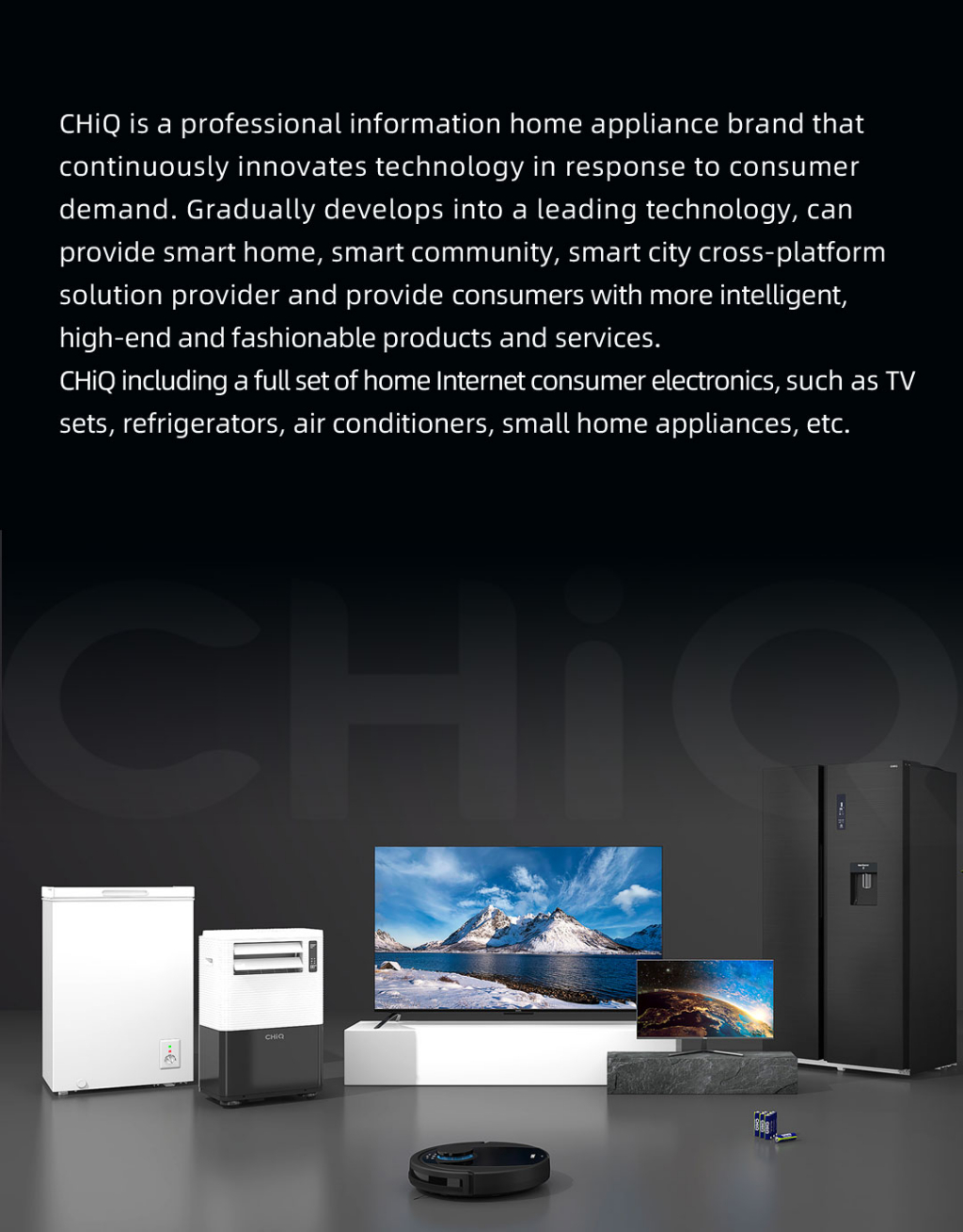 Télévision CHIQ 65H7 Android TV 65 4K Frameless Android  9.0,Bluetooth,chromcast,google assistant (16Go, 2Go) - Electro Mall